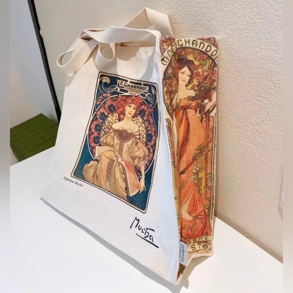 Alphonse Canvas Tote Bag (Spring Sale) - Picture 3 of 9